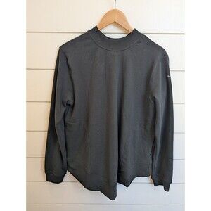 Rare NWT Nike Maternity Black Crewneck Reversible Nursing Pullover Small Black